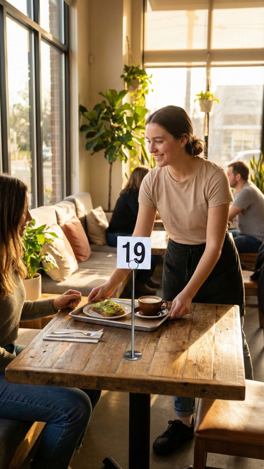 Happy customers returning