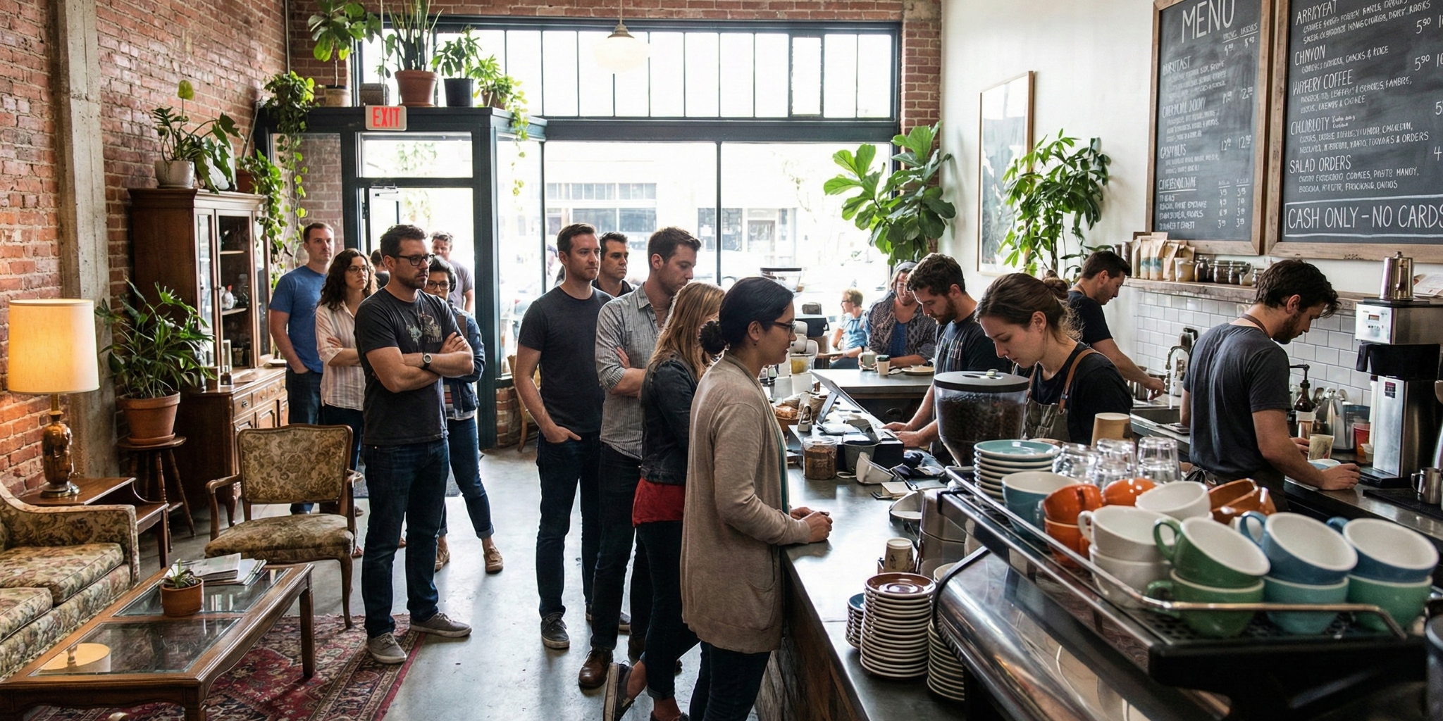 Long lines causing customer frustration