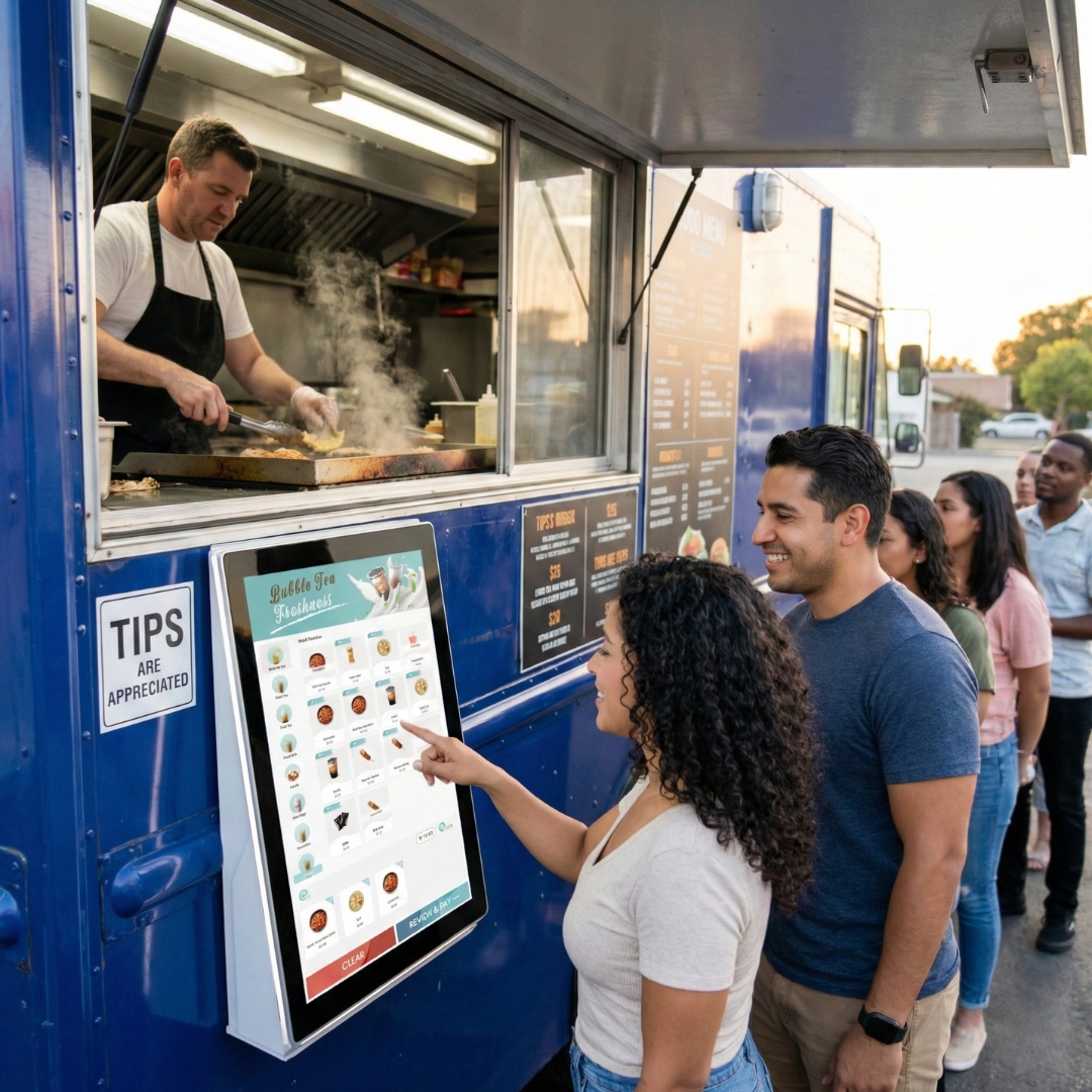 Food Truck ordering kiosk